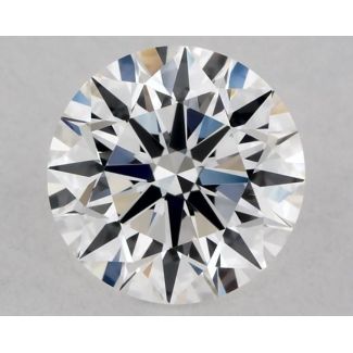 0.54 Carat Round E VVS1 EX GIA Natural Diamond