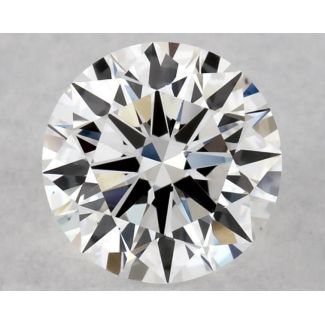 0.45 Carat Round E VS1 EX GIA Natural Diamond