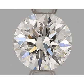 0.41 Carat Round G SI1 EX IGI Natural Diamond