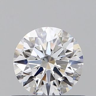 0.6 Carat Round D VS1 EX GIA Natural Diamond