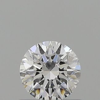 0.5 Carat Round E VVS1 EX GIA Natural Diamond