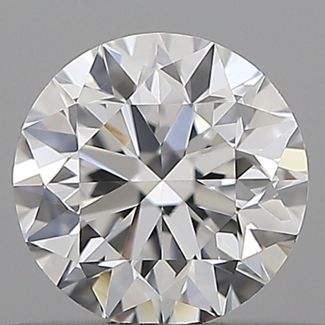 0.4 Carat Round D VVS2 VG EX GIA Natural Diamond