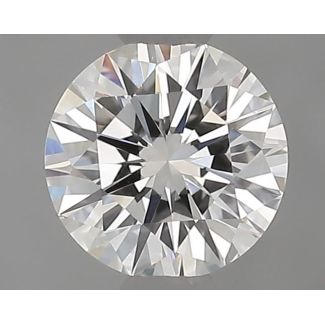 0.41 Carat Round F VVS2 EX IGI Natural Diamond