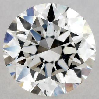 0.7 Carat Round H VS2 EX VG GIA Natural Diamond