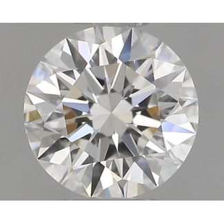 0.52 Carat Round F VS1 EX GIA Natural Diamond