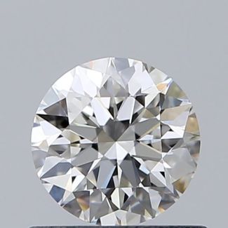 0.51 Carat Round H IF EX GIA Natural Diamond