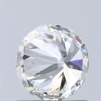 0.91 Carat Round H VS2 EX NONE Natural Diamond