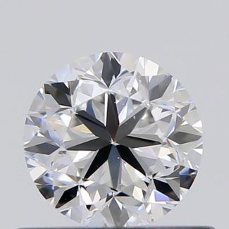 0.50 Carat Round F VS2 VG GIA Natural Diamond