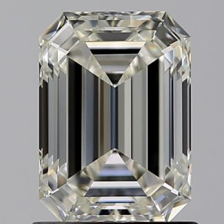 1.07 Carat Emerald J VVS1 - EX GIA Natural Diamond