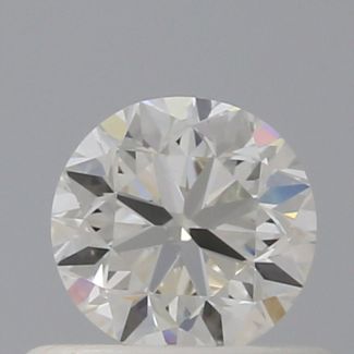 0.51 Carat Round I VVS2 GD VG GIA Natural Diamond