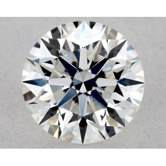 0.43 Carat Round H VS1 EX GIA Natural Diamond