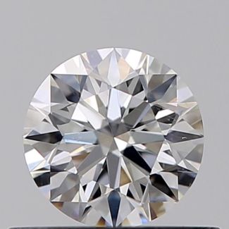 0.40 Carat Round E SI1 EX VG GIA Natural Diamond