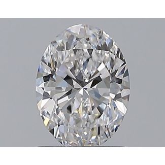 0.9 Carat Oval D VS2 - EX GIA Natural Diamond