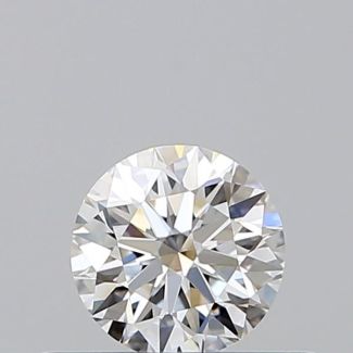 0.36 Carat Round G VVS1 EX GIA Natural Diamond