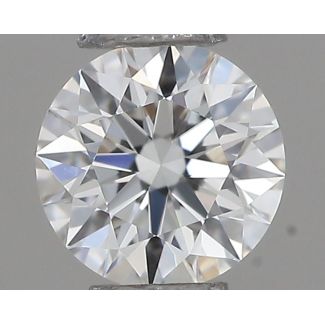 0.19 Carat Round G VVS1 EX GIA Natural Diamond