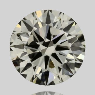 0.50 Carat Round I VVS1 EX GIA Natural Diamond