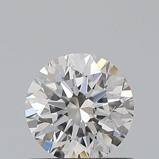 0.6 Carat Round F VVS1 EX VG GIA Natural Diamond