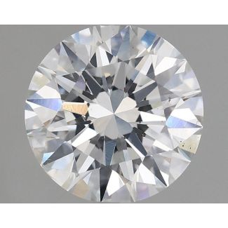 2.0 Carat Round E SI1 EX GIA Natural Diamond