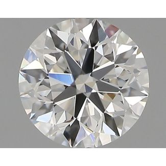 0.53 Carat Round G VVS2 EX GD GIA Natural Diamond