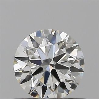 0.50 Carat Round G VS2 EX GIA Natural Diamond