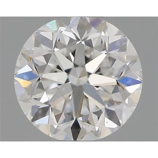 0.50 Carat Round F SI2 GD EX VG GIA Natural Diamond