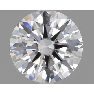 0.95 Carat Round D VVS1 EX GIA Natural Diamond