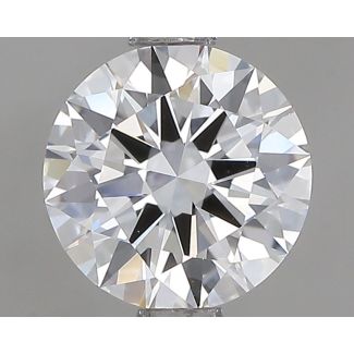 1.02 Carat Round D VVS2 EX GIA Natural Diamond