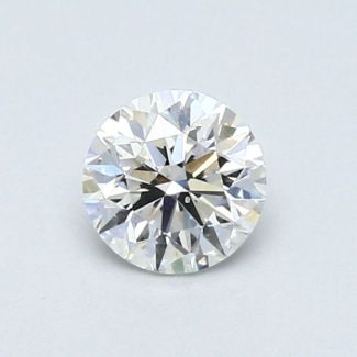 0.5 Carat Round F SI1 VG EX GIA Natural Diamond