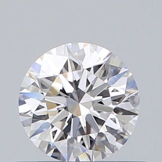 0.45 Carat Round D VS2 EX VG GIA Natural Diamond