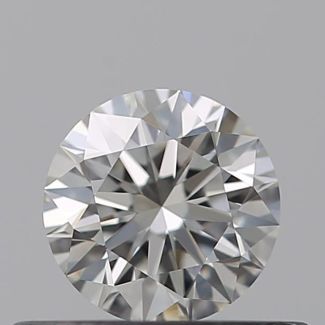 0.31 Carat Round H VVS1 EX GIA Natural Diamond