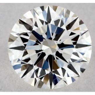 0.43 Carat Round H VVS1 EX VG GIA Natural Diamond