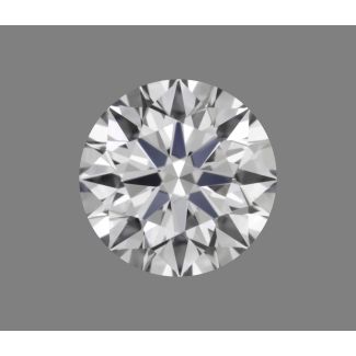 0.36 Carat Round E VVS1 EX GIA Natural Diamond