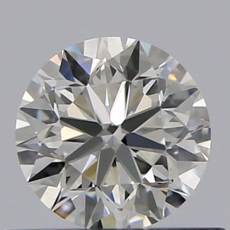 0.45 Carat Round I VVS2 VG EX GIA Natural Diamond