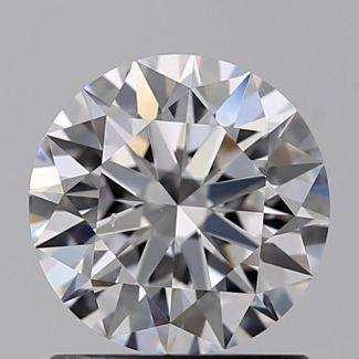 1.00 Carat Round E SI1 EX GIA Natural Diamond