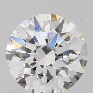 0.73 Carat Round D VVS1 EX GIA Natural Diamond