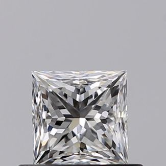 0.50 Carat Princess E VS1 - EX VG GIA Natural Diamond