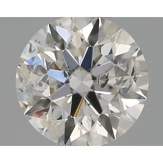 0.32 Carat Round H SI2 EX IGI Natural Diamond