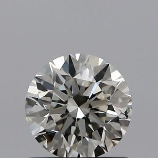 0.70 Carat Round K SI2 VG EX GIA Natural Diamond