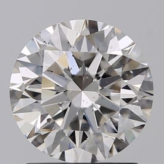 1.31 Carat Round H SI1 EX GIA Natural Diamond