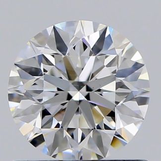 0.71 Carat Round F VS2 EX GIA Natural Diamond