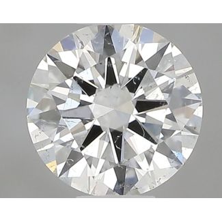 0.5 Carat Round H SI2 VG EX GIA Natural Diamond