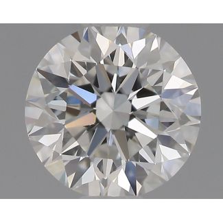 0.52 Carat Round G VVS1 EX GIA Natural Diamond