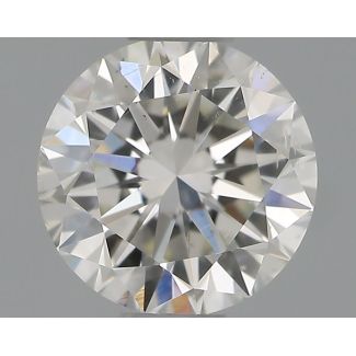 0.5 Carat Round F SI1 EX IGI Natural Diamond