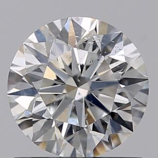 0.82 Carat Round F SI2 VG EX GIA Natural Diamond