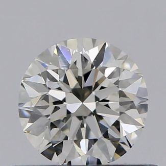 0.43 Carat Round H VS1 VG EX GIA Natural Diamond