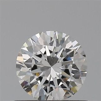 0.55 Carat Round F VS1 EX GIA Natural Diamond