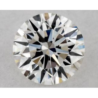 0.36 Carat Round H VS1 EX VG GIA Natural Diamond