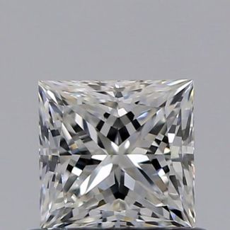 0.50 Carat Princess H VVS1 - EX VG GIA Natural Diamond