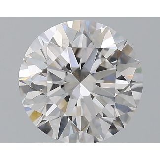 1.7 Carat Round D VS2 EX GIA Natural Diamond