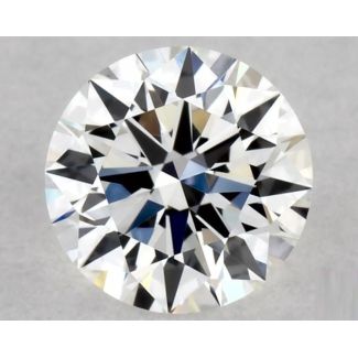 0.31 Carat Round F VVS1 EX GIA Natural Diamond